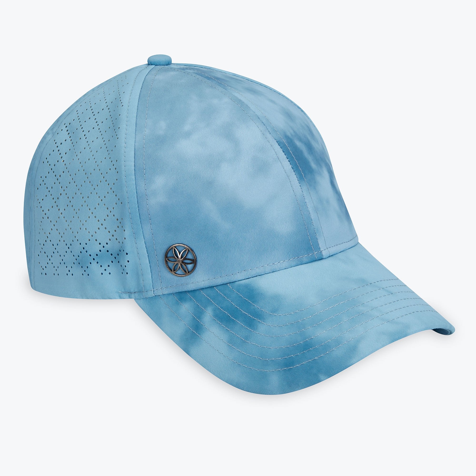 WANDER BREATHABLE TIE DYE GEO HAT - FROST