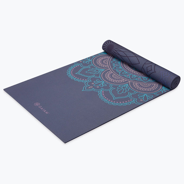 PREMIUM REVERSIBLE PURPLE ILLUSION YOGA MAT (6MM)