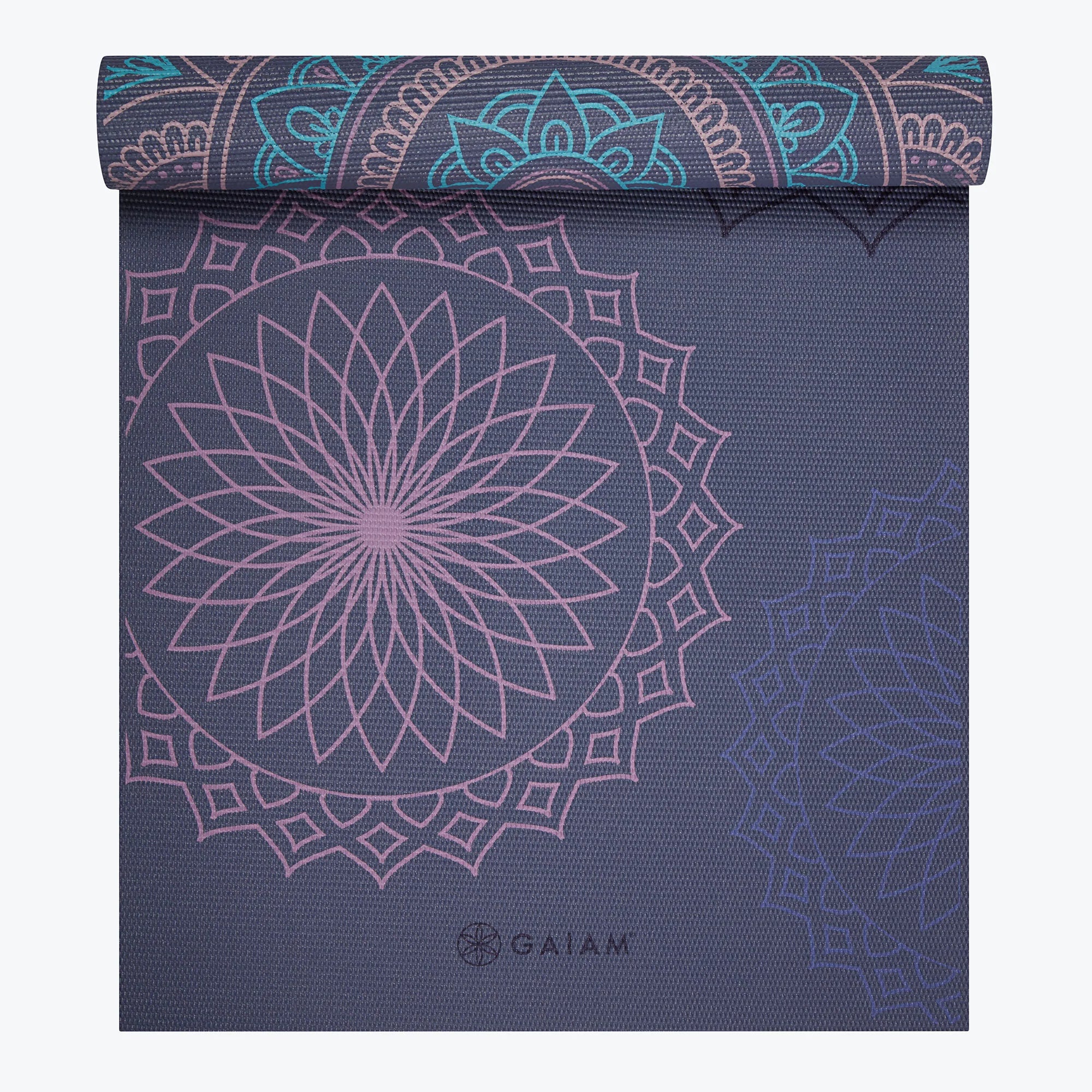 PREMIUM REVERSIBLE PURPLE ILLUSION YOGA MAT (6MM)