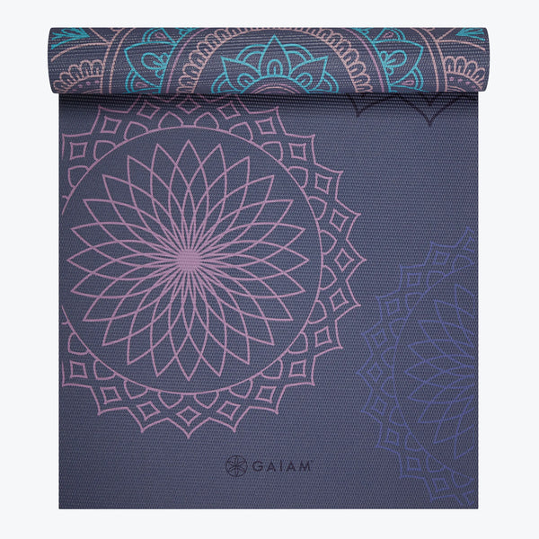 PREMIUM REVERSIBLE PURPLE ILLUSION YOGA MAT (6MM)