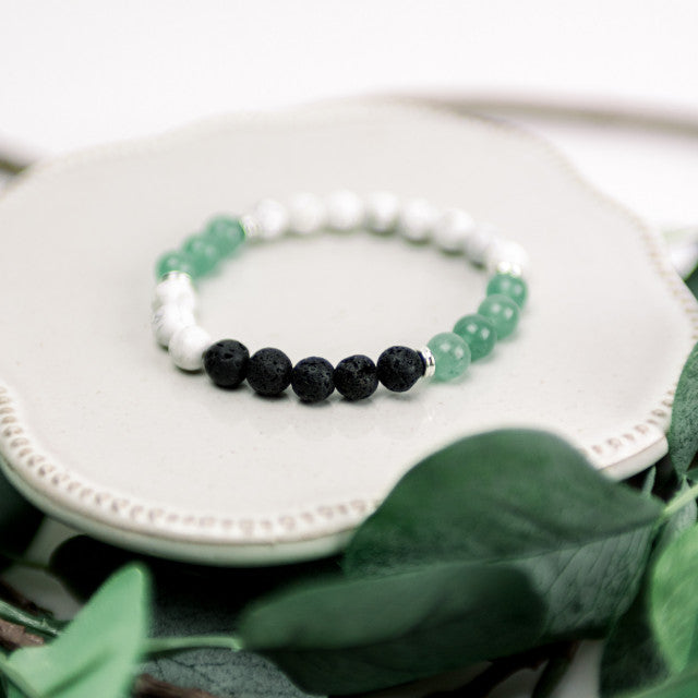 Green Aventurine Diffuser Bracelet